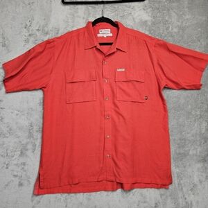 Chemise Columbia Homme Manches Longues – Jaune – Taille XXL – Pêche Et Randonnée